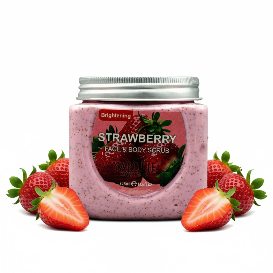 YARDLIE - STRAWBERRY FACE & BODY SCRUB-325ML