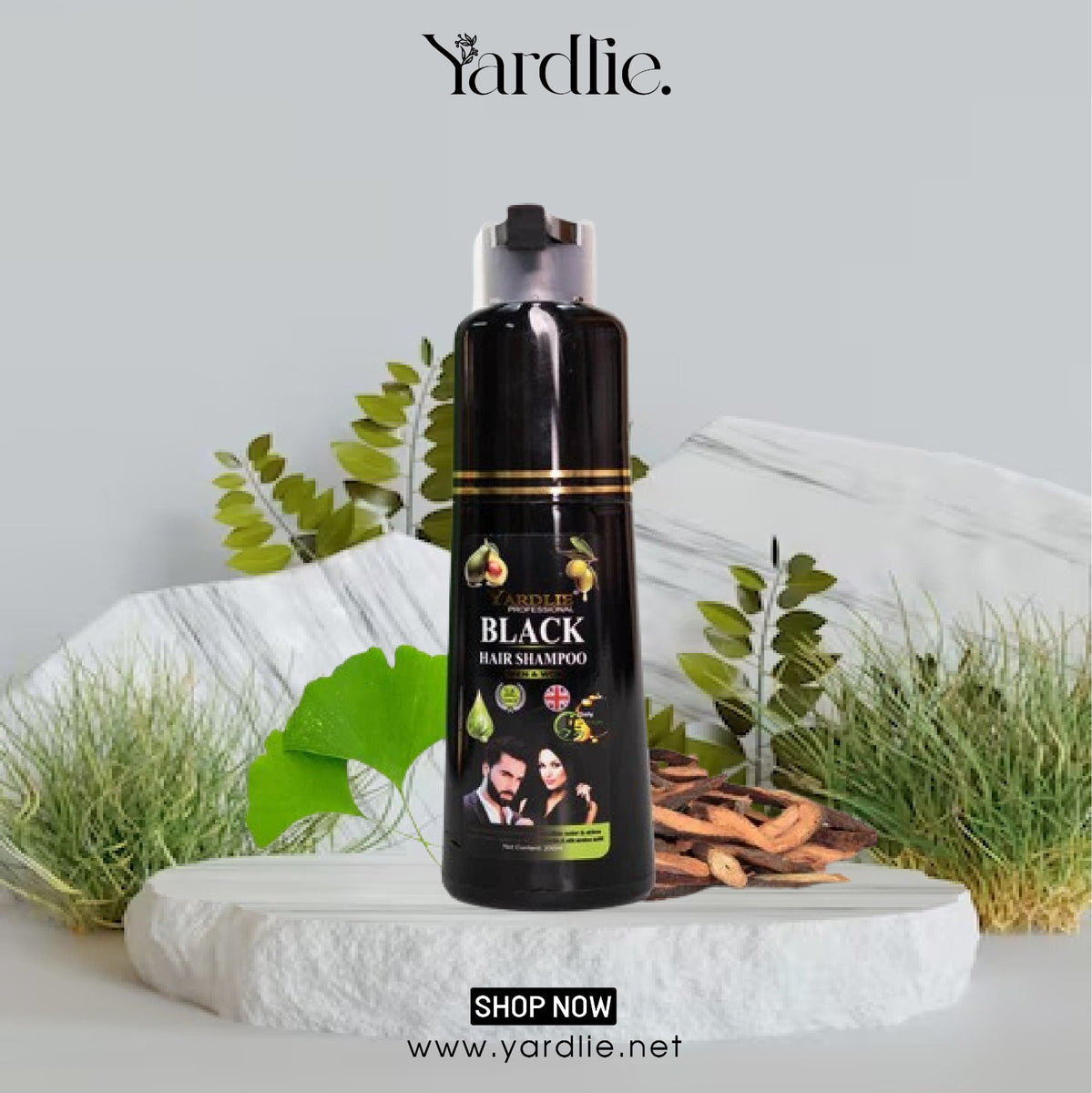 YARDLIE 5 IN 1 HAIR COLOR SHAMPOO UK FORMULA 200ML
