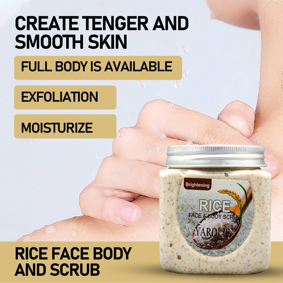 YARDLIE - RICE FACE & BODY SCRUB 325ML