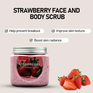 YARDLIE - STRAWBERRY FACE & BODY SCRUB-325ML