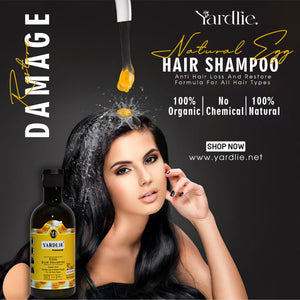 YARDLIE - NEW 2 IN 1 EGG HAIR SHAMPOO (KERATIN + DHT BLOCKER) 400ml