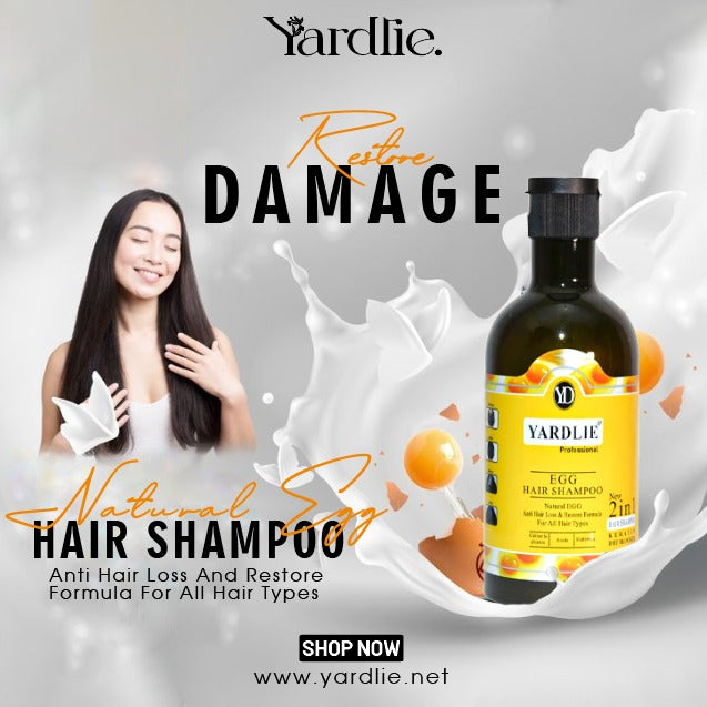 YARDLIE - NEW 2 IN 1 EGG HAIR SHAMPOO (KERATIN + DHT BLOCKER) 400ml