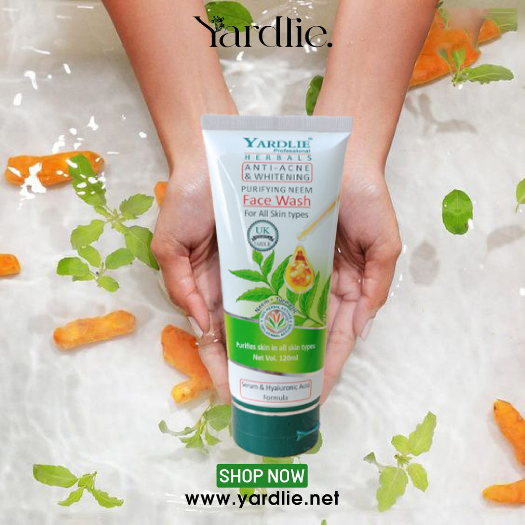YARDLIE - ANTI ACNE & WHITENING FACE WASH - 120ML